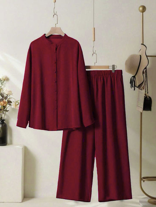 Solid Co-ords Set TF-12
