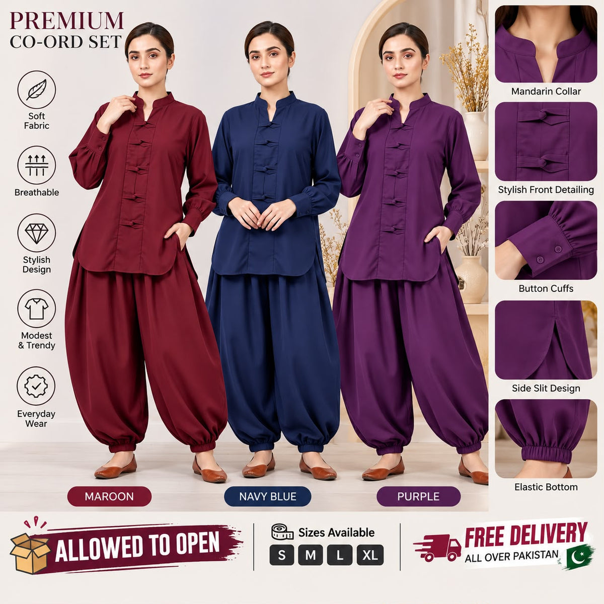 BALLOON PLAZOO SHIRT CO-ORD SET