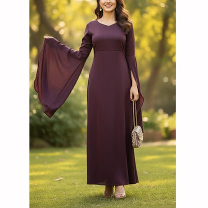 Elegant Flow Plum Grace Maxi AX-130