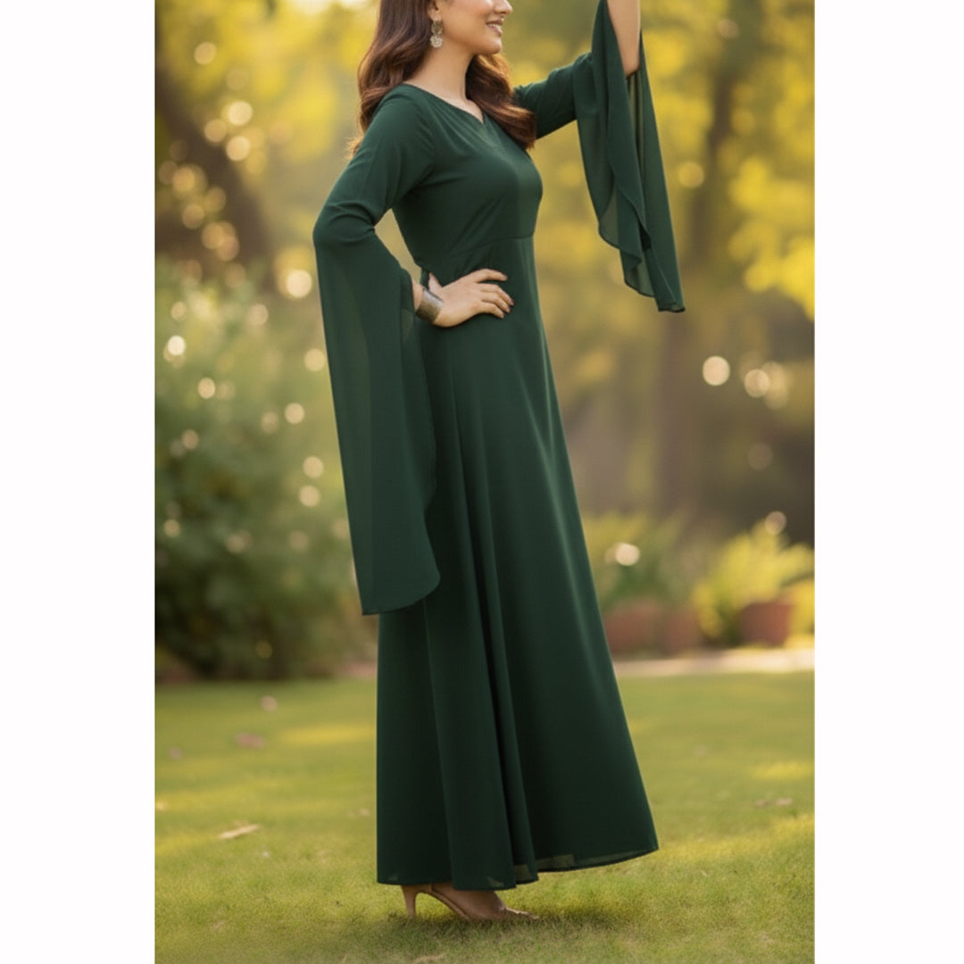 Elegant Flow Plum Grace Maxi AX-130