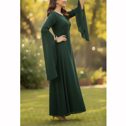 Elegant Flow Plum Grace Maxi AX-130