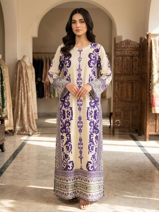 Summer Bloom 2PC Kaftan Set-1506