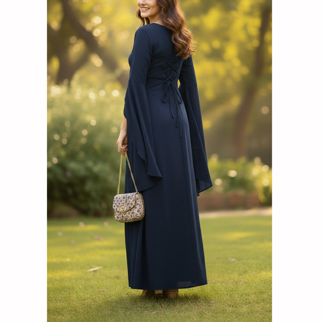 Elegant Flow Plum Grace Maxi AX-130