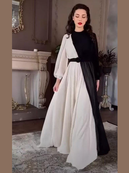 Women's Solid Color Plain Maxi Dress AX-201