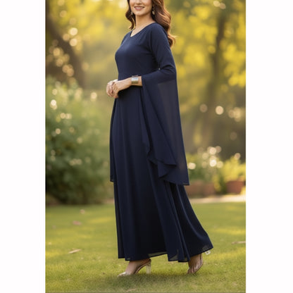 Elegant Flow Plum Grace Maxi AX-130