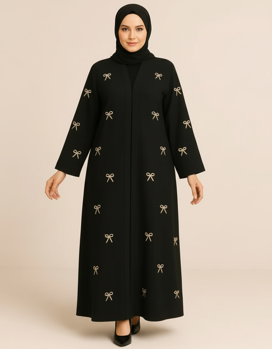 Skin Bow Abaya