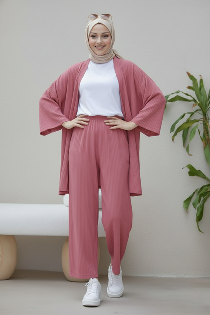 Classy Co-Ord Set for Women – Trouser & Long Shrug