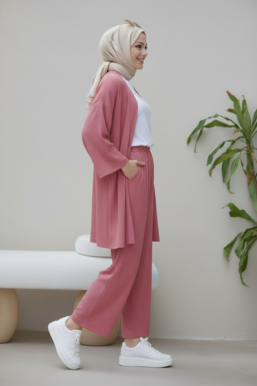 Classy Co-Ord Set for Women – Trouser & Long Shrug