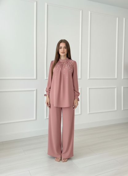 Elegant Premium Soft Imported Handwork Co-Ords Set for Women