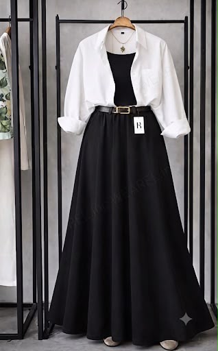 Trending 3-Piece Crepe Skirt Set – Casual & Elegant Co-Ord Look Sk-51