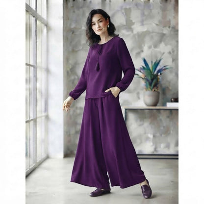 Premium Korean Imported Wool Peach 2PC Co-Ord Set - 14