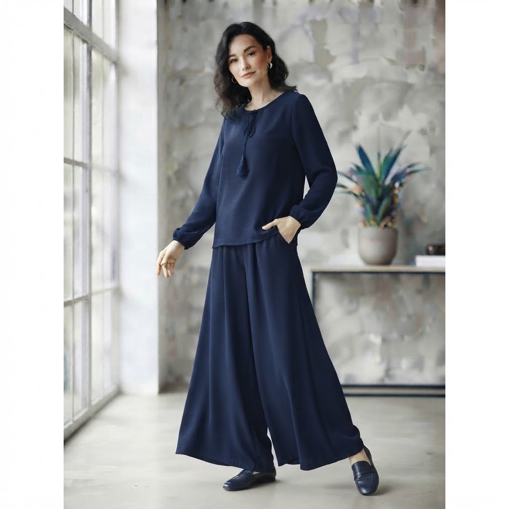 Premium Korean Imported Wool Peach 2PC Co-Ord Set - 14