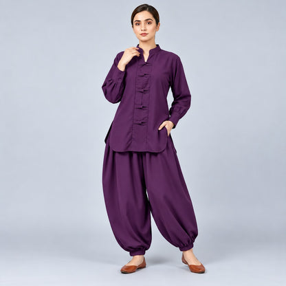 BALLOON PLAZOO SHIRT CO-ORD SET