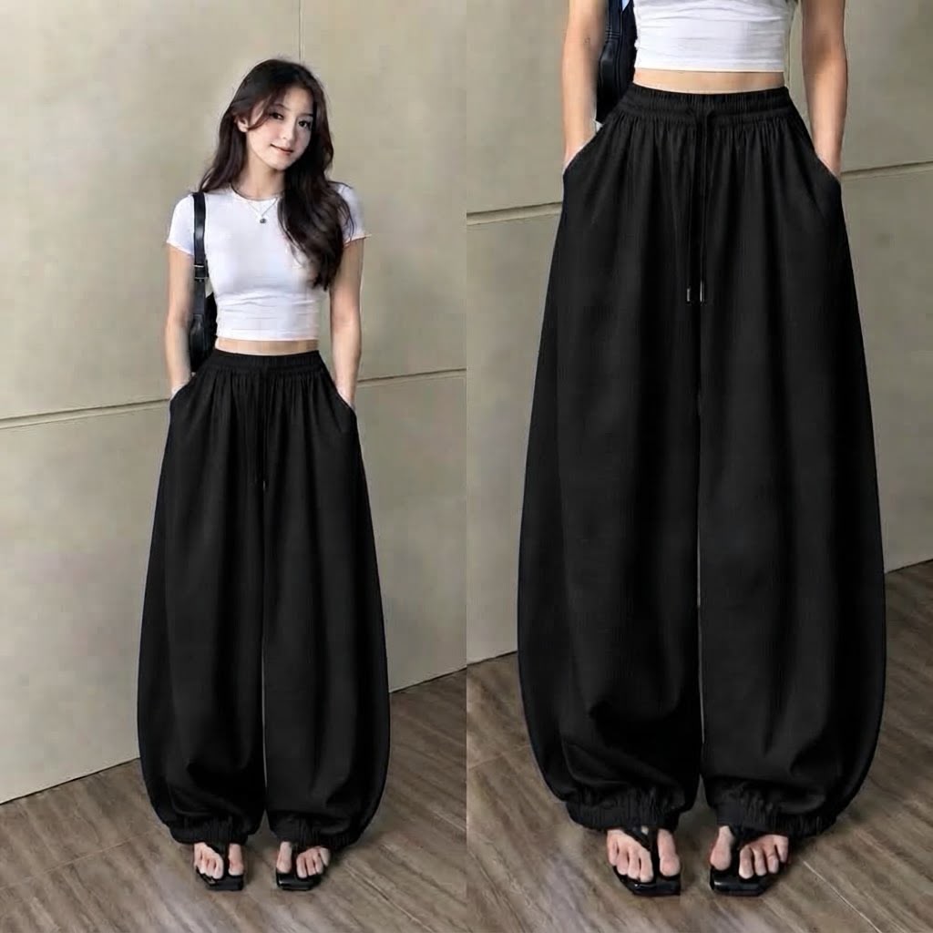 Trending Korean-Inspired Wide-Leg Palazzo Pants