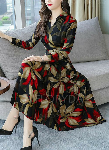 Digital Printed Summer Chiffon Maxi – 1412