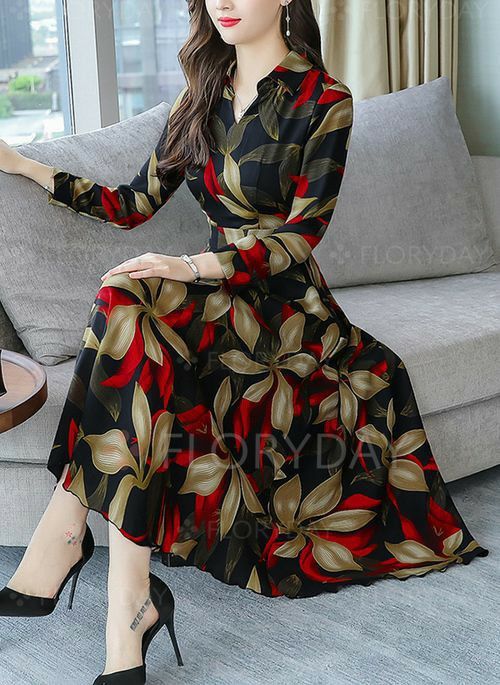 Digital Printed Summer Chiffon Maxi – 1412