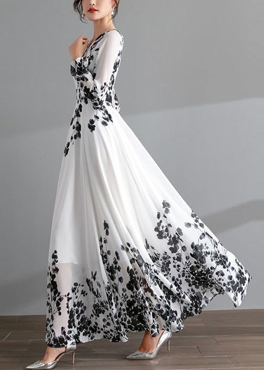 Digital Printed Summer Chiffon Maxi – 1407