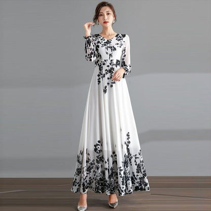Digital Printed Summer Chiffon Maxi – 1407