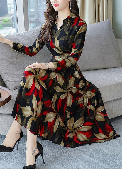 Digital Printed Summer Chiffon Maxi – 1412