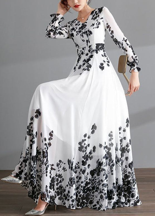 Digital Printed Summer Chiffon Maxi – 1407